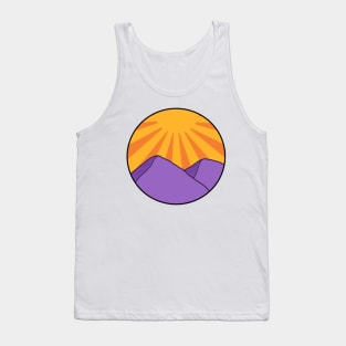 Purple mountains Tank Top